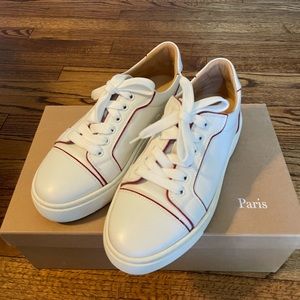 SOLD!!! Christian Louboutin Vieirissima two-tone leather sneakers